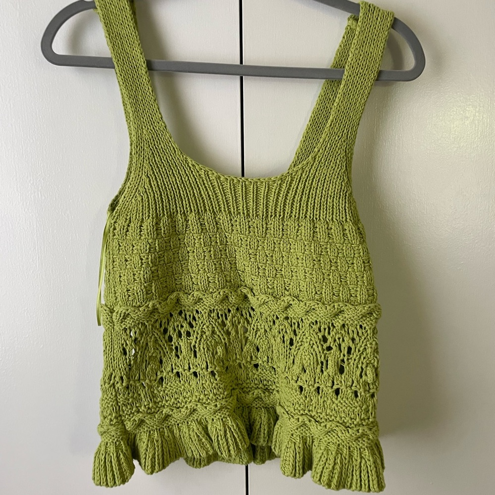 Zara crochet tank
